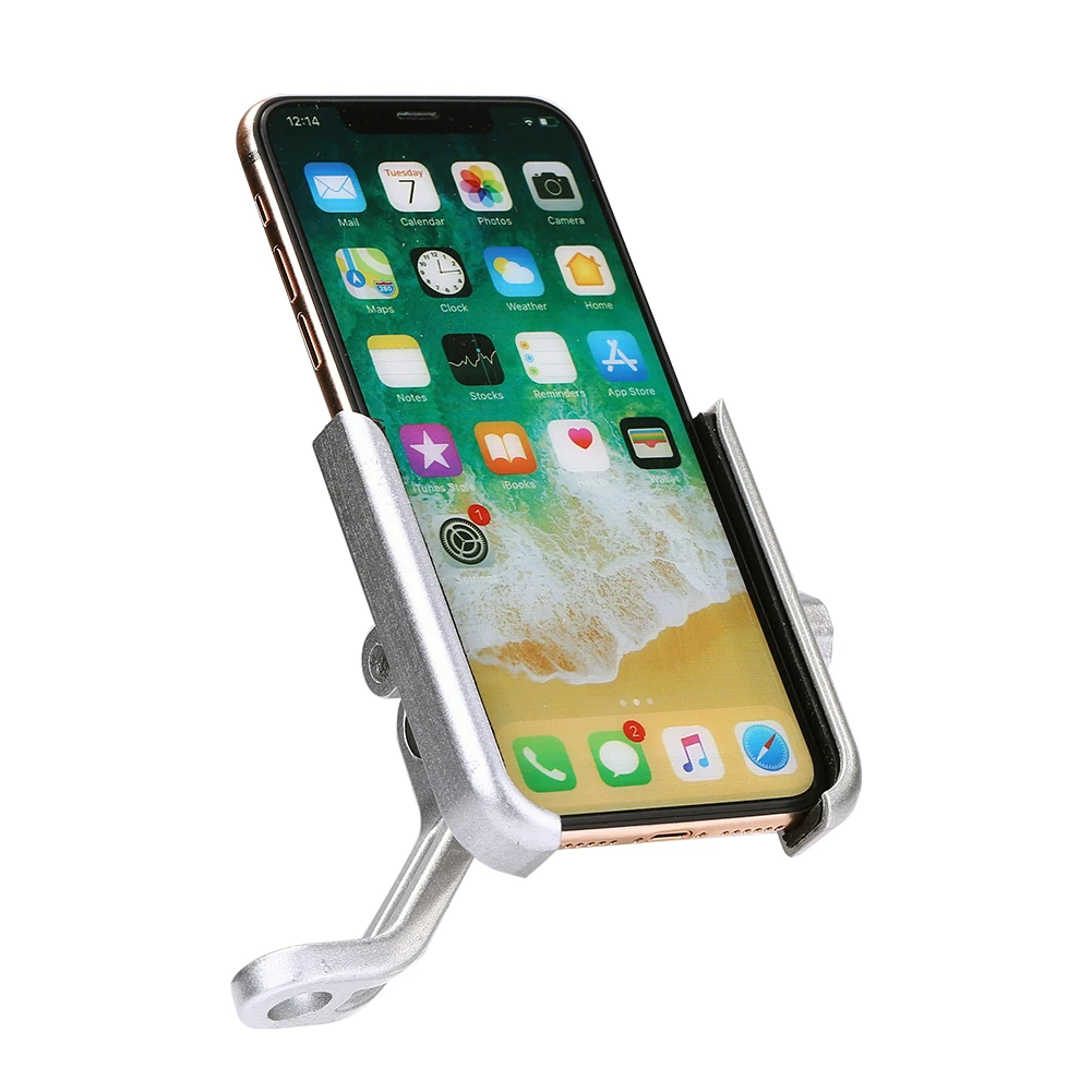 Aluminium Legierung Motorrad Fahrrad Telefon Halter GPS Halterung Handy Stand Moto Rückspiegel Lenker Halterung Für Xiaomi IPhone