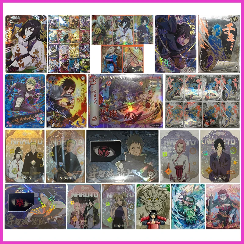 

Anime NARUTO SSP CP SP Collectible Card Might Guy Kakashi Uchiha Madara Sasori Deidara Hyuga Hinata Toy for boy Birthday Present