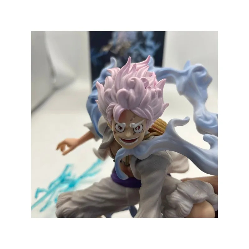 

One Piece GK Crouching Position Fifth Gear Nika Sun God Luffy Lightning Special Effects Catching Lightning Model Ornament Figure