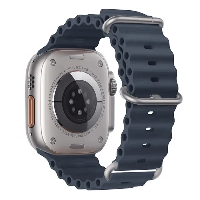 Ozeanarmband für Apple Watch Ultra 2 Band 49 mm 10 9 8 7 45 mm 41 mm Silikonarmband Armband iWatch 6 5 4 3 SE 44 mm 40 42 mm Band