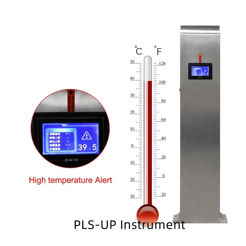 Walk-Through Metal Detector Door Type Infrared Body Temperature Scanner PLS-8812