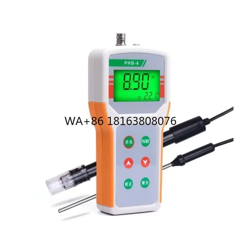 High Quality PHB-4 Portable Digital LCD pH Meter Microcomputer pH Tester