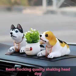 Car decoration shaking head dog network red simulation console inside accessories car creative interior decoration supplies comp