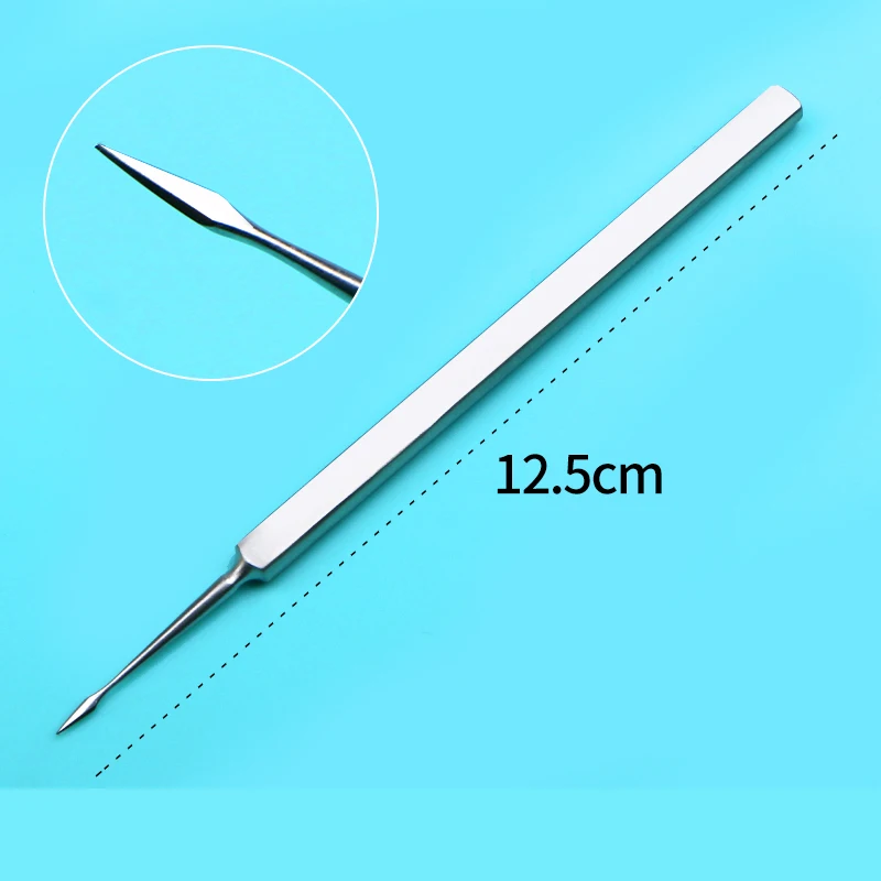 Ophthalmic microsurgical instruments - Foreign body needle - Corneal spatula type willow leaf iris scalpel