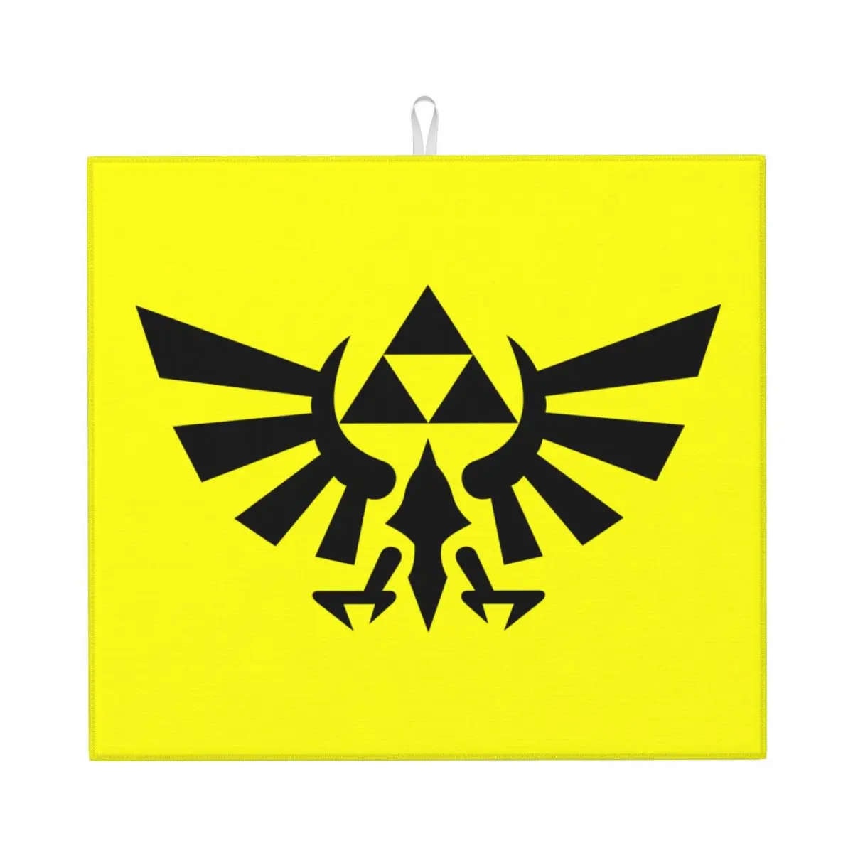 Custom The Legend Of Zeldas Dish Drying Mat for Kitchen Absorbent Quick Dry Anime Game Microfiber Drainer Pads