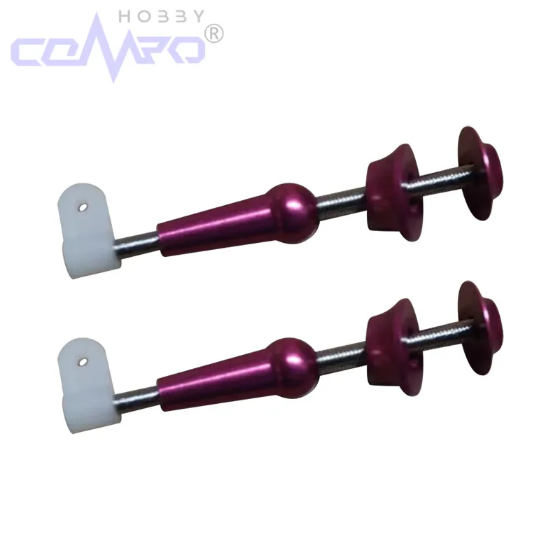 2Sets Adjustable Servo Arms without Bearing Assembly with Nylon Arms &Clevis For F3A Fixed Wing RC Aircraft Model Plane Replace