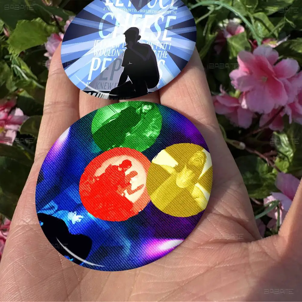 بو بورنهام داخل الموسيقية الكوميدية أنيمي زر دبوس بروش اليدوية للملابس الكرتون شارة ظهره الديكور والمجوهرات