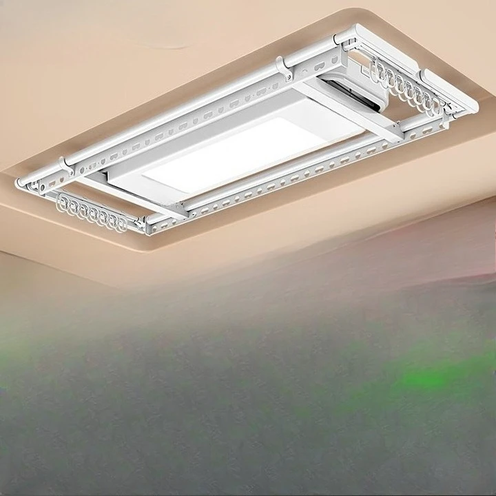 Electric drying rack Intelligent invisible ultra-thin balcony drying rack Lifting drying rod