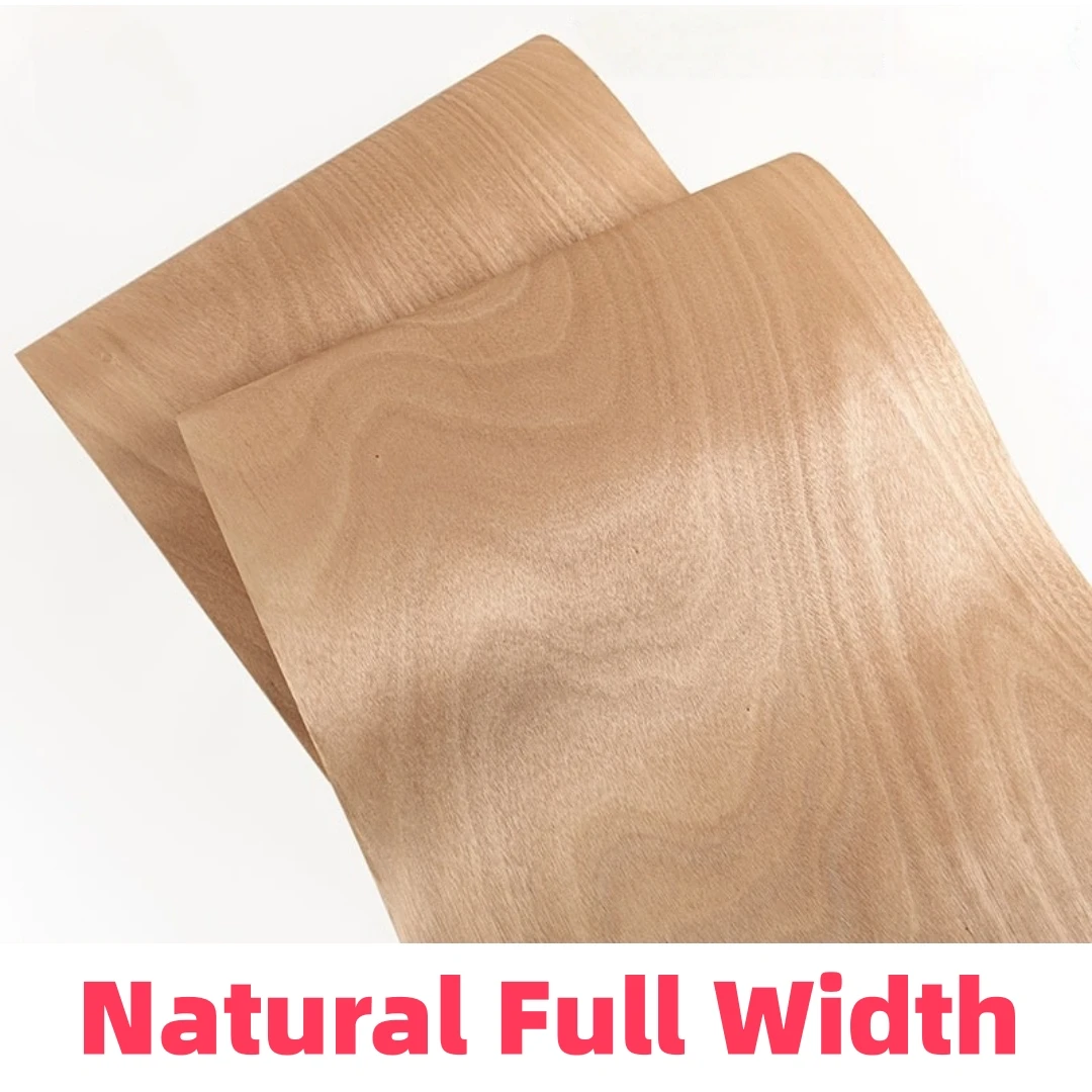58x250cm Natural Rotary-Cut Red Walnut Wood Veneer For Furniture Cabinets Renovation Wall Decoration Interior Design