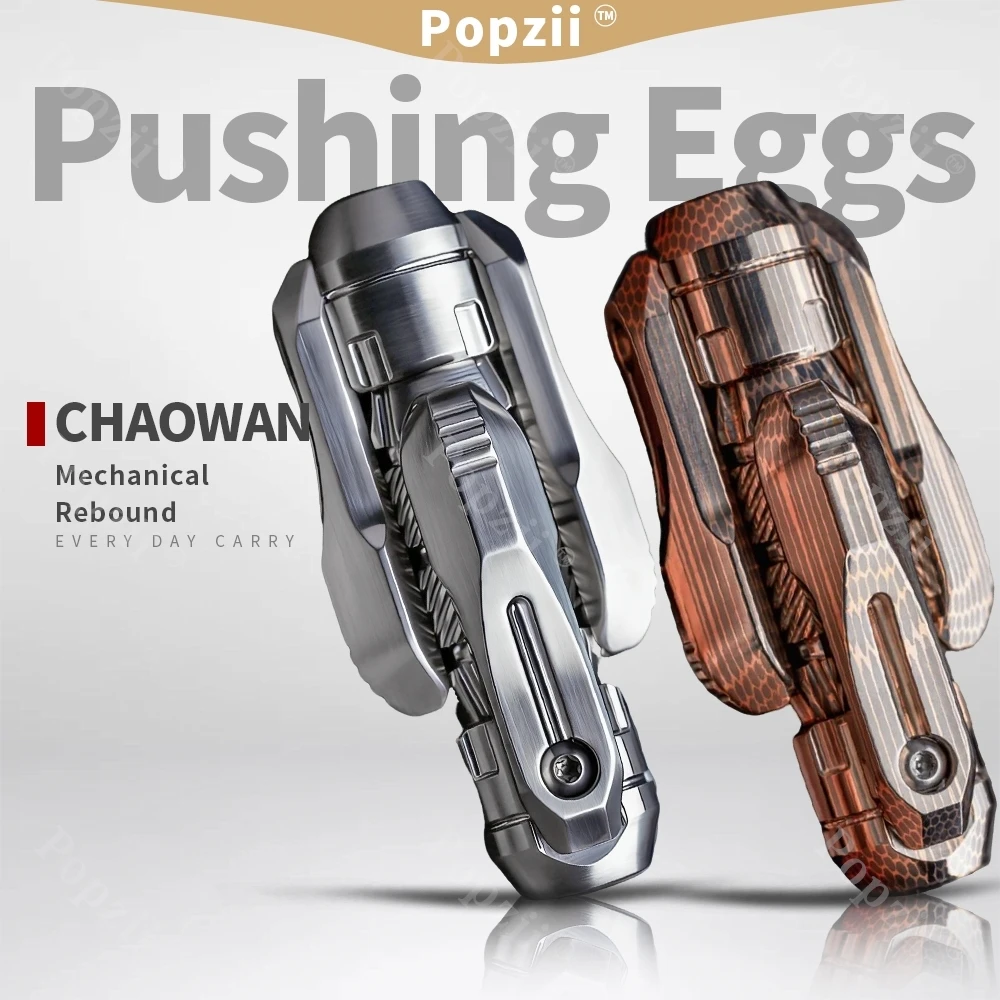

CHAOWANSHE Stainless Steel Pushing Eggs Office Stress Relief Gadgets Superconductor Cool Gadget Adult Fidgeting toys