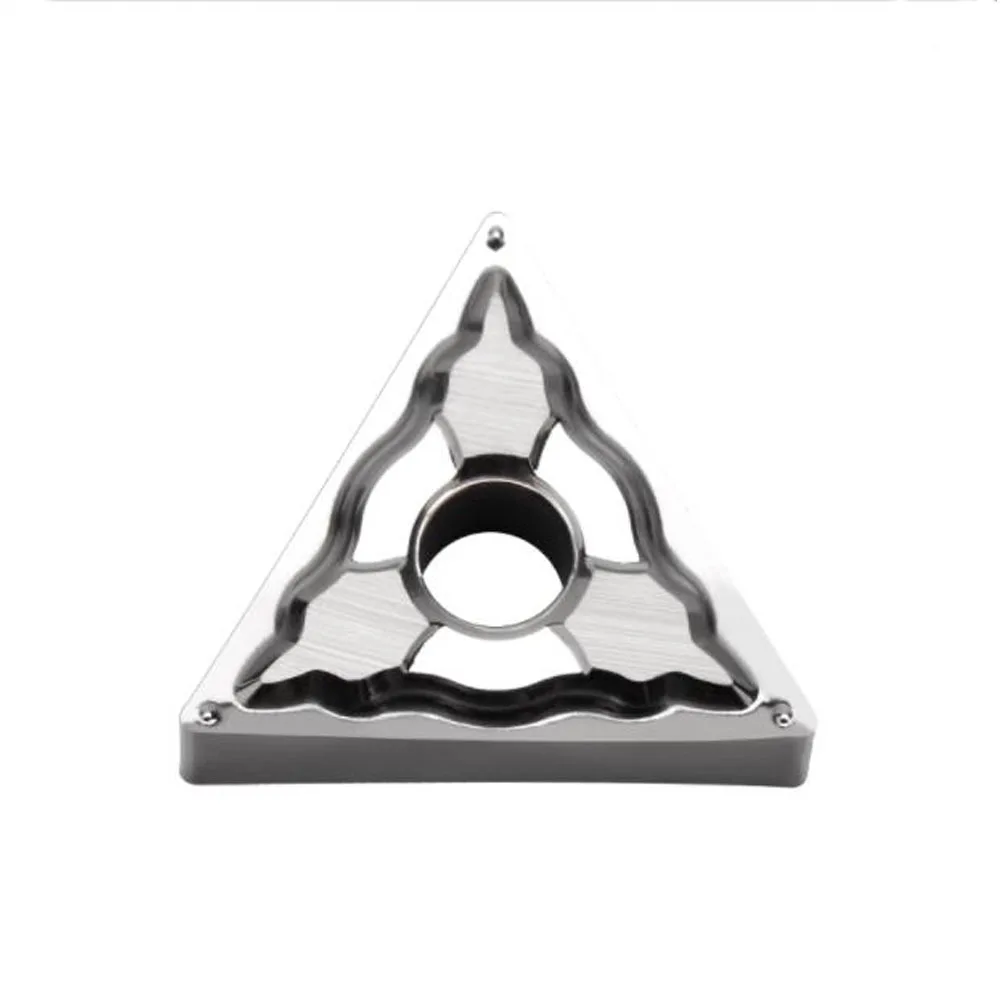 Alat Bubut CNC Sisipan Karbida TNMG160404/08-HA H01 Asli untuk Aluminium