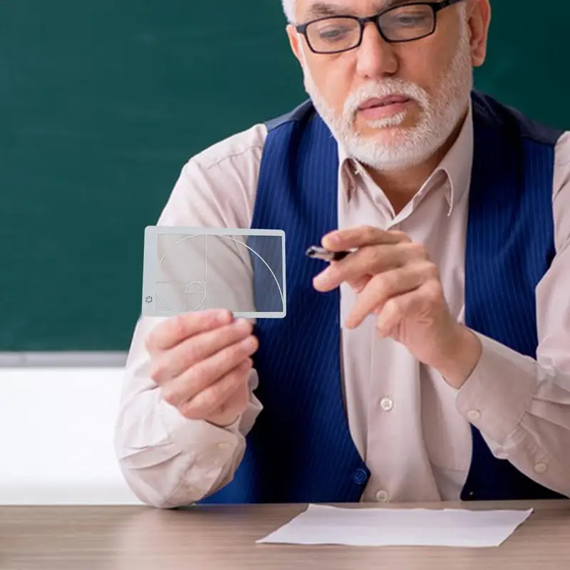 Golden Ratio Tool Compact Lightweight Artist Viewfinder View Finder Multi-Functional Camcorder Viewfinders For Professional