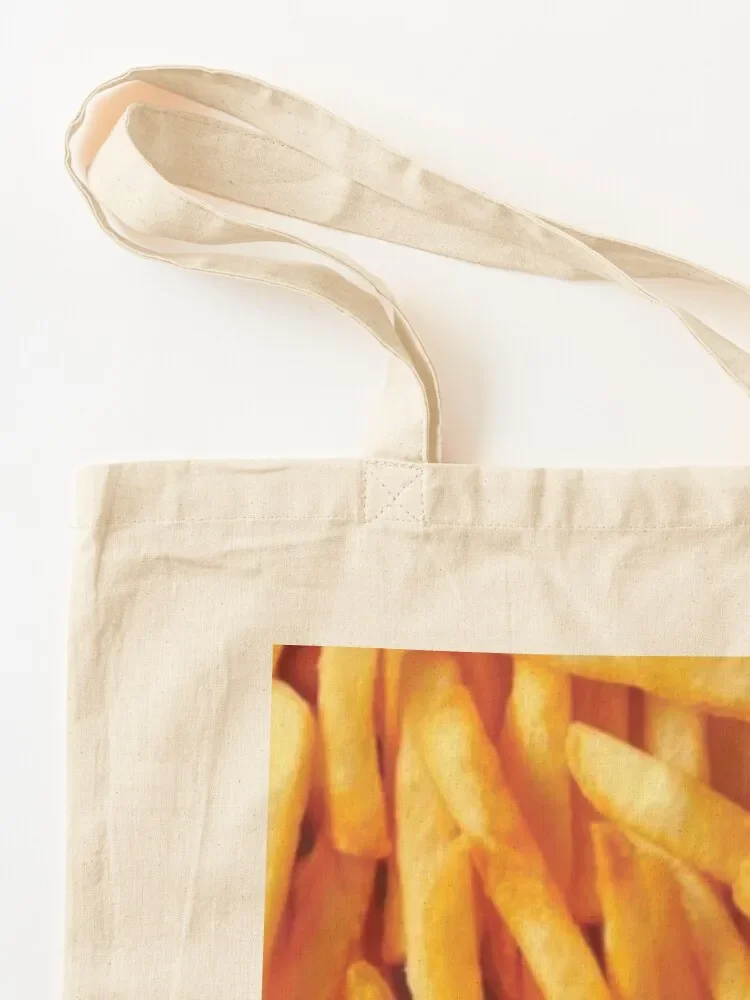 Crunchy Crispy Delicious French Fries Pattern Tote Bag canvas bags Women's bag reusable shopping bags