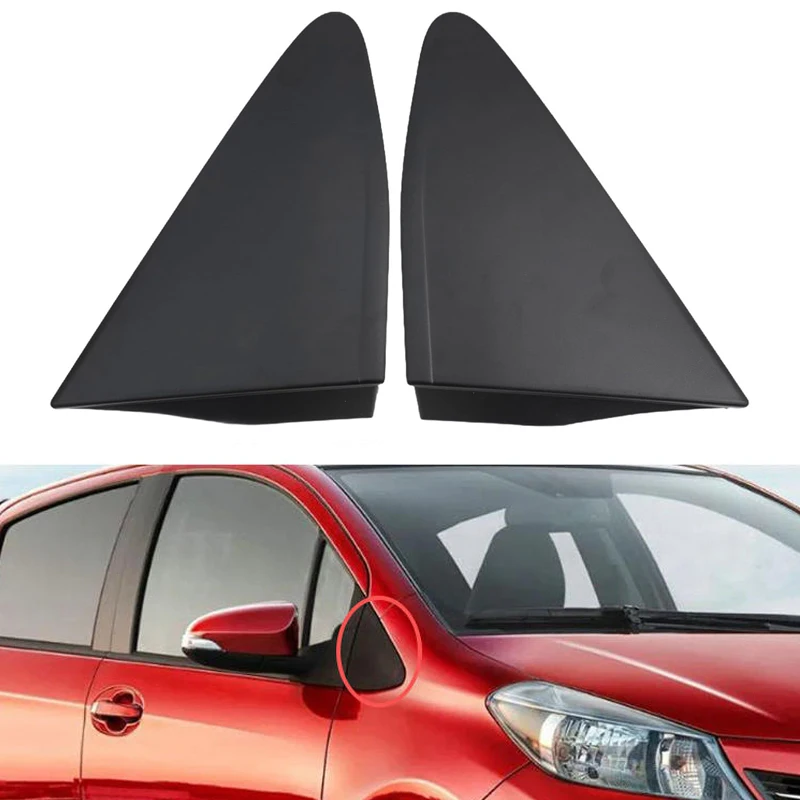 Auto Left Right Fender Side Mirror Molding Triangle Trim Corner Cover For Toyota Yaris 2012 2013 2014 60118-0D111 60117-0D111