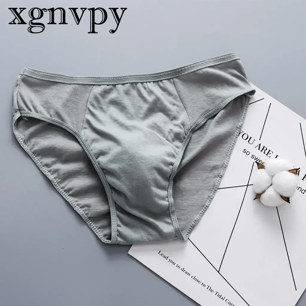 Xgnvpy-Roupa Interior Masculina Sem Costura Descartável, Cuecas Respiráveis, Troncos Confortáveis, Calcinha Suave, Tanga