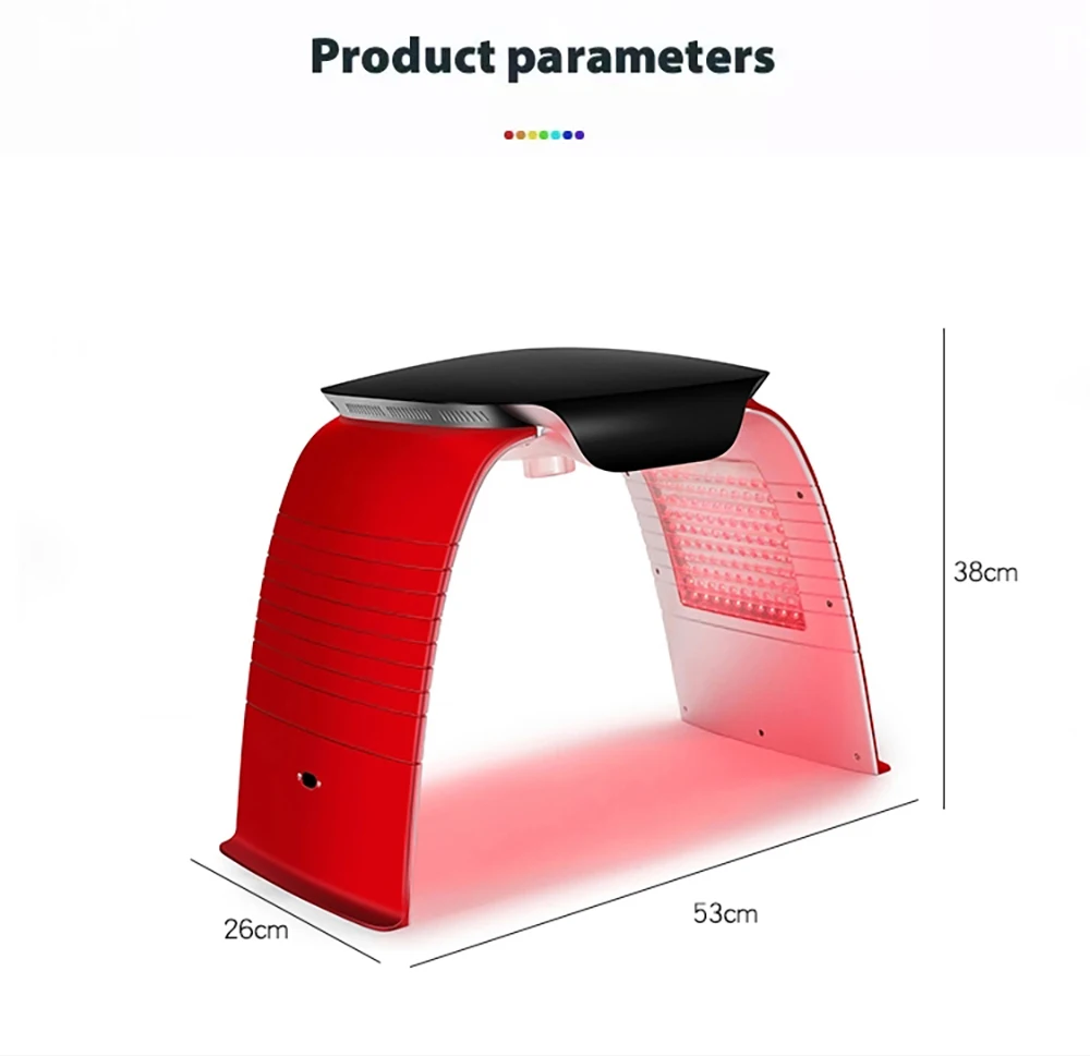 Фототерапия PDT, антивозрастной косметический инструмент, 7 цветов, светлый горячий и холодный спрей, машина для омоложения кожи лица