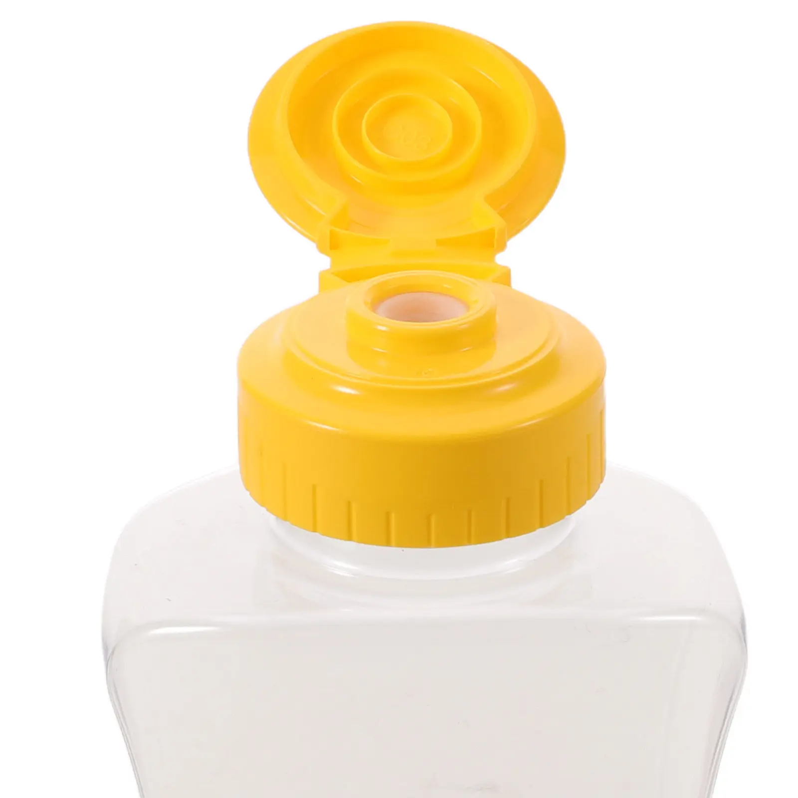 4Pcs 180Ml Honey Squeeze Bottle Plastic Leakproof Dispenser Transparent Reusable Travel Kitchen Condiment Container for Honey view 4