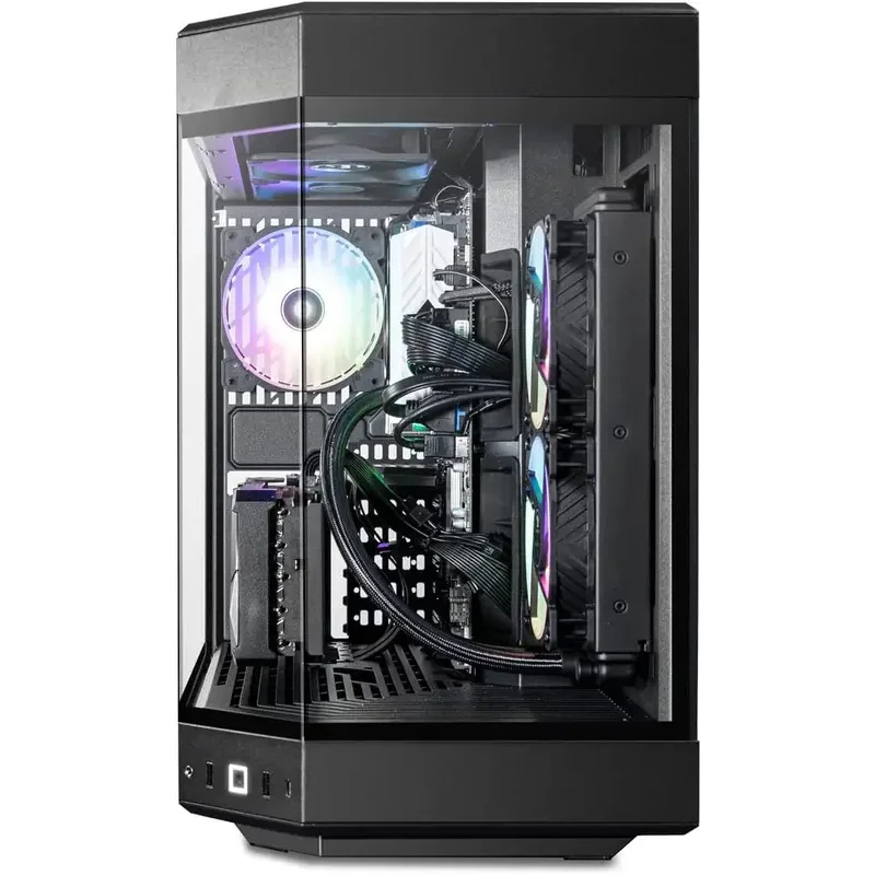 IBuyPower Pro Y60 สําหรับเล่นเกมพีซีคอมพิวเตอร์เดสก์ท็อป Y60BI9N4701 (Intel i9-13900KF 3.0 GHz, Nvidia GeForce RTX 4070 12GB, 32 GB 5200 MHz