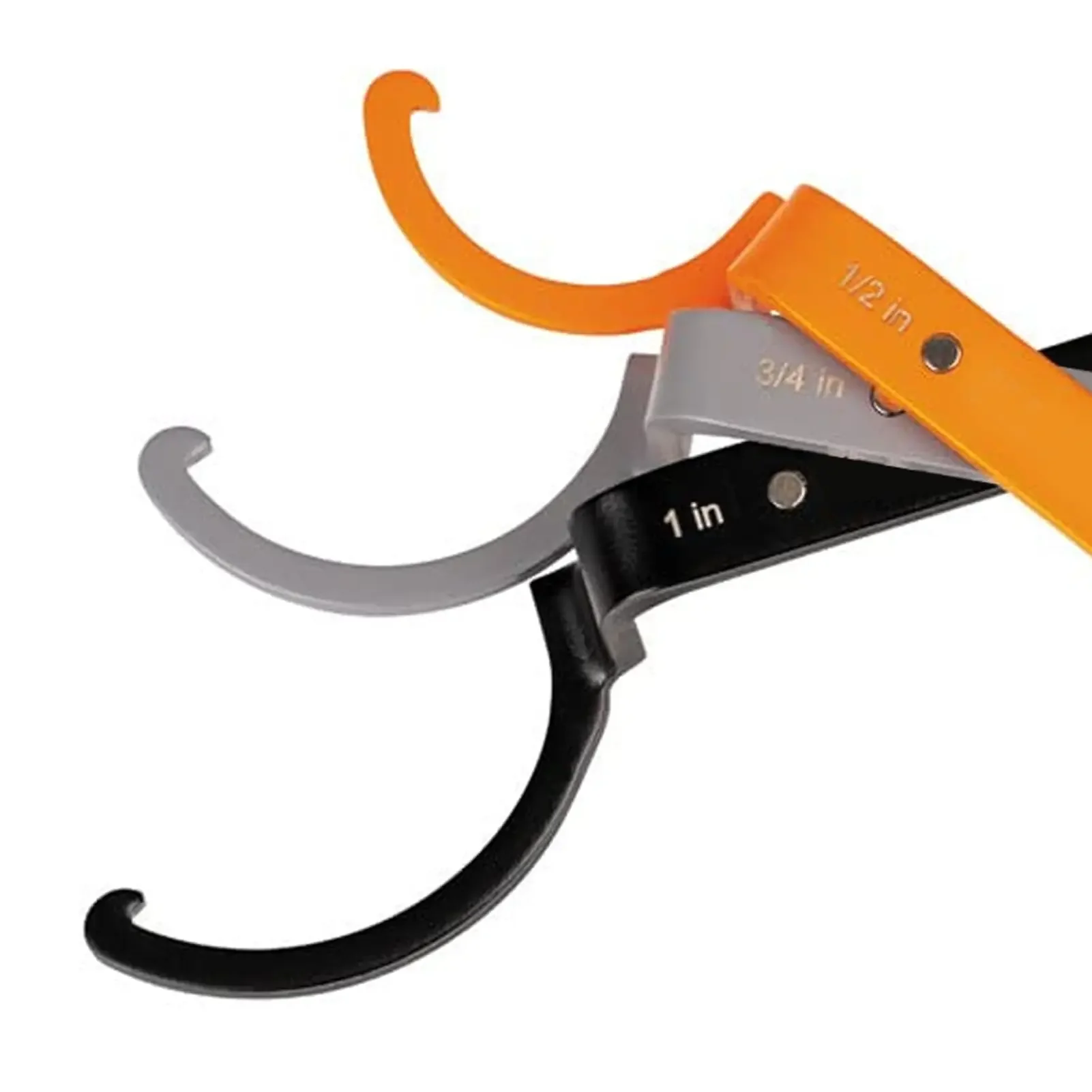 

1inch 1/2inch 3/4inch 3PCS Conduit Lockout Wrench C-Shape Alloy Steel Wrench For Tight Spaces Tightening Or Loosening Nuts Tool