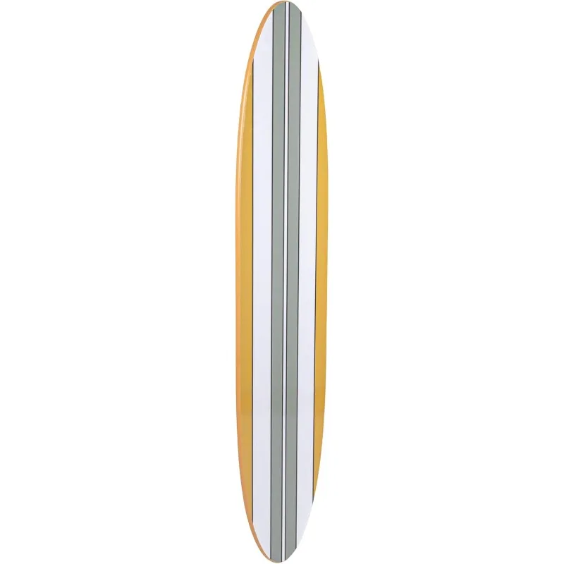 

Creative Co-Op 65.5 Inches Reclaimed Wood Striped Surfboard Wall Décor, Multicolor
