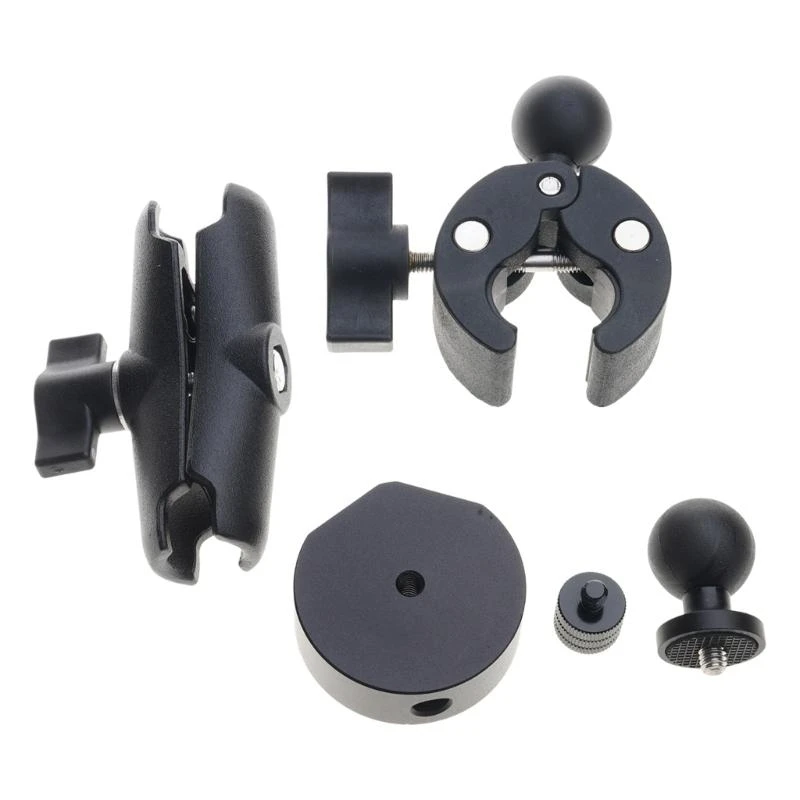 Adjustable Angles Clamp Mount For Satellite Motorhome Ladders Yacht Guardrails