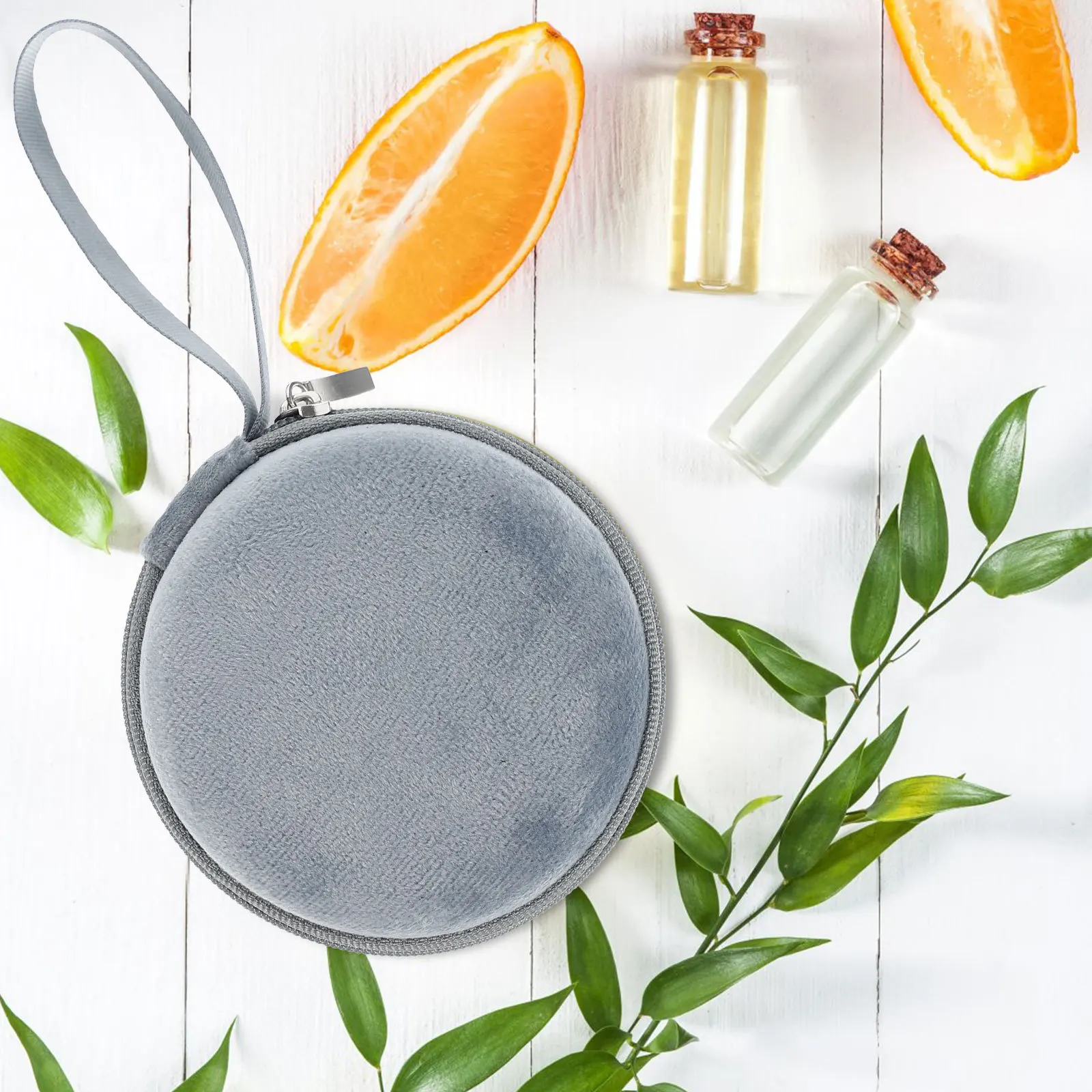 

Essential Oil Organizer Round Essential Oil Case Portable Nail Polish Travel Perfume Holder Portable Bottle Holder