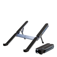 Aluminum alloy computer support frame Notebook support bracket Lifting folding portable tablet Laptop cooling frame