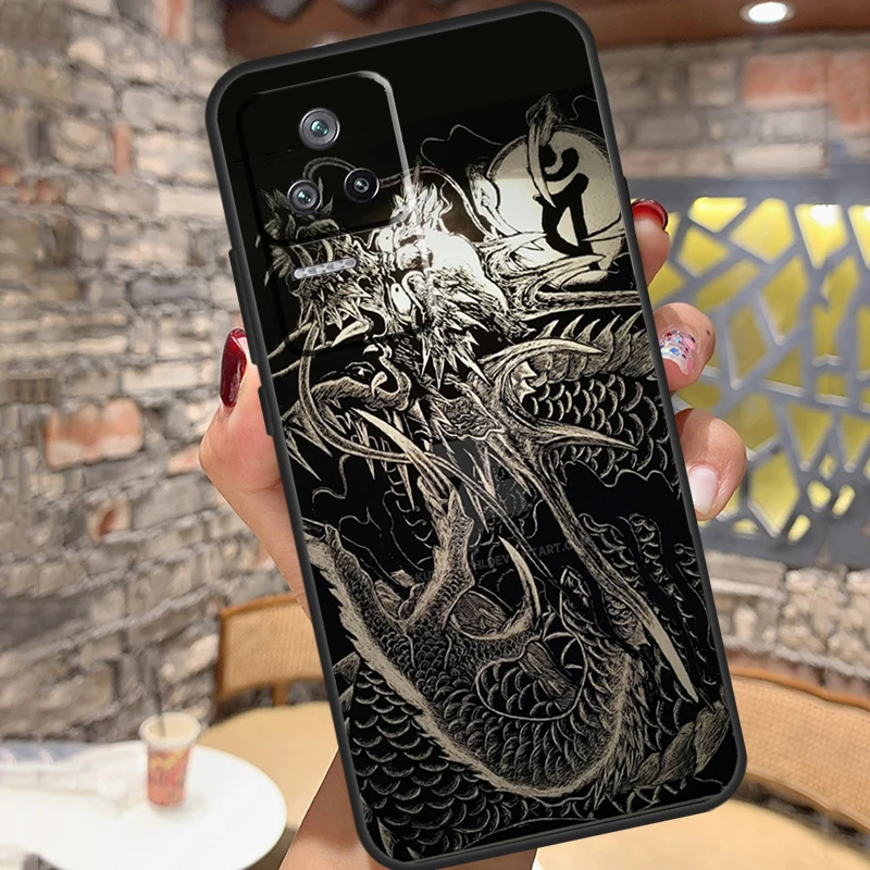 Yakuza Dragon Tattoo Case For POCO F5 X3 X5 Pro M5s C40 F3 F4 X4 GT Xiaomi 13 Ultra 11T 12T Pro 11 12 Lite Cover