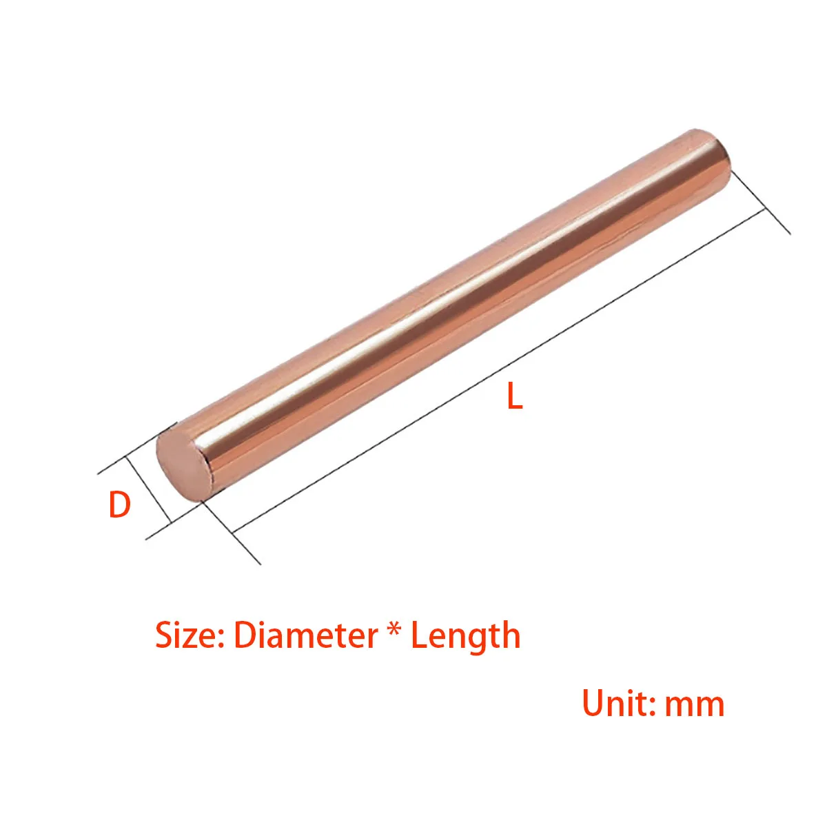

Purple Copper Round Rod/red Copper Rod