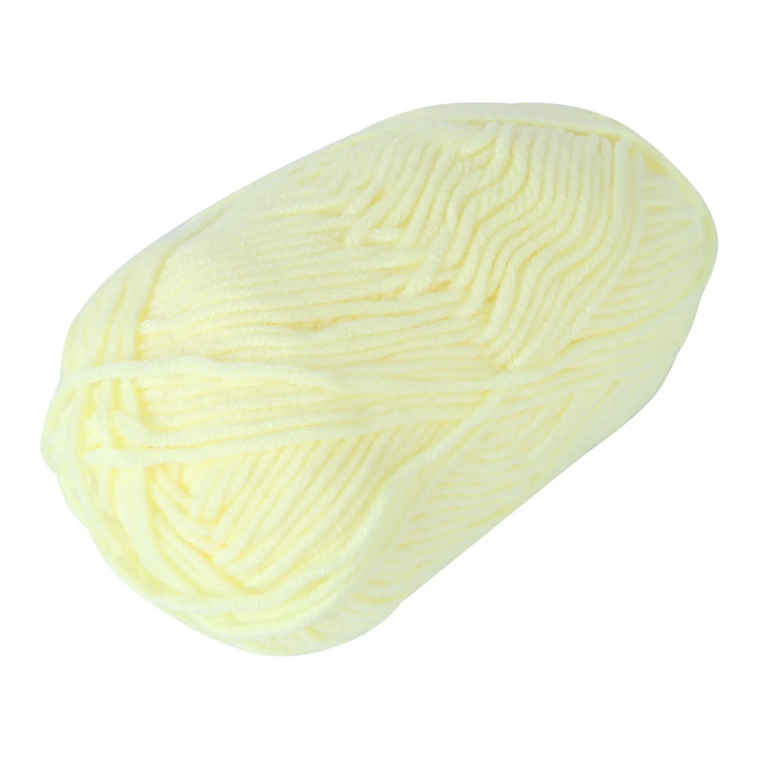 

50g Milk Cotton Yarn Machine Washable Comfortable Warm for DIY Sweaters Hats Scarves Knitting Projects Yellow Milk Cotton Yarn