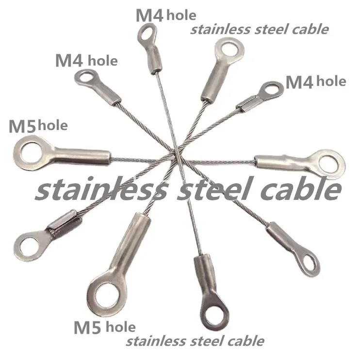 Adjustable Automatic Wire Rope Lamp System, Suspension Code, Stainless Steel Cable