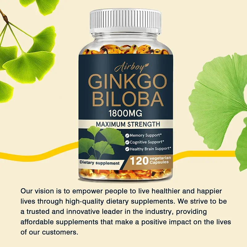 Ginkgo Biloba - Memory, Mood Improvement, Concentration Support