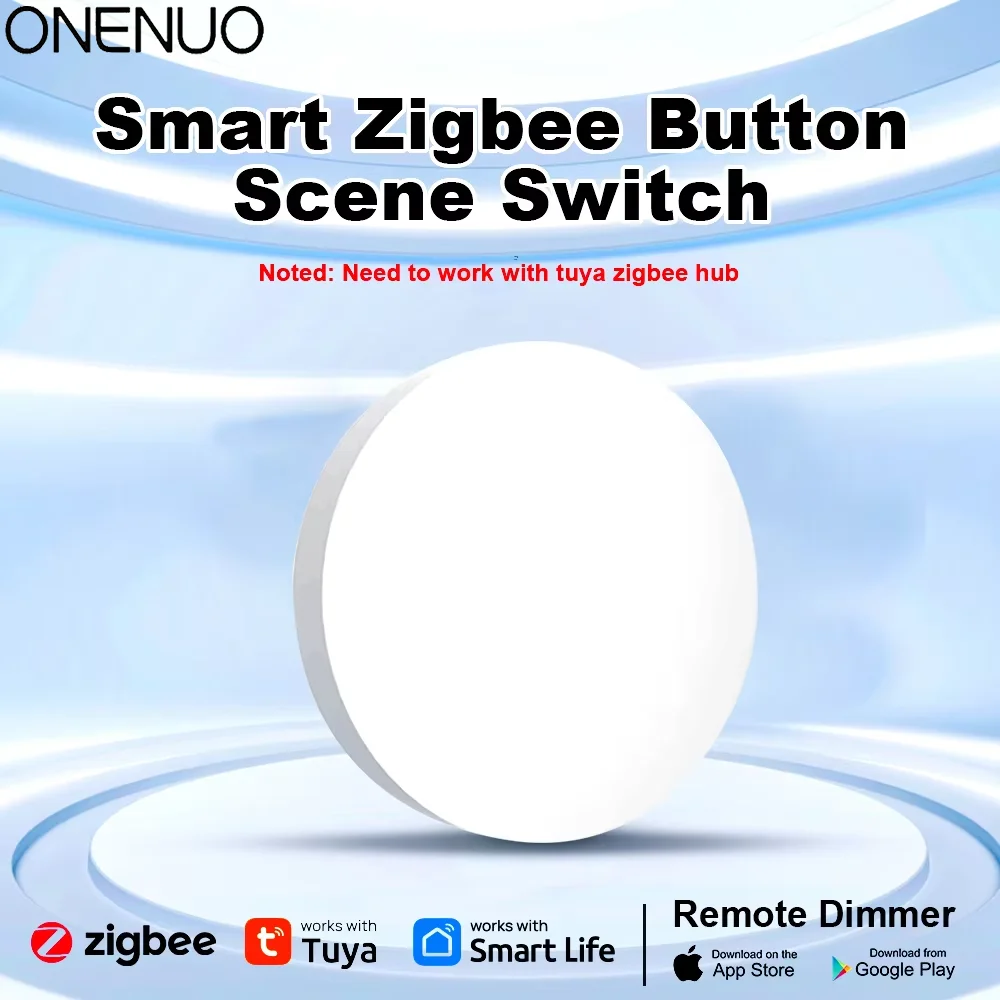 ZigBee Button Scene Switch Tuya Intelligent Linkage Switch Battery Powered Automation Work With Smart Life Zigbee DevicesArtikel