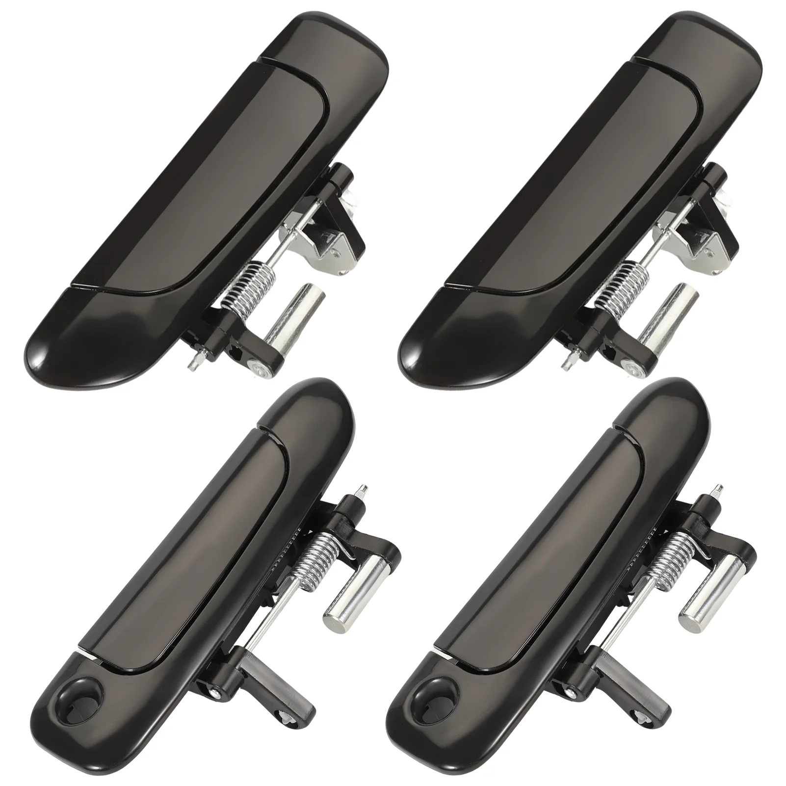 

72640S5DA01 Набор из 4 внешних дверных ручек для Honda Civic 2001-2005, передняя задняя часть водителя и пассажира заменяет 72140S5DA02