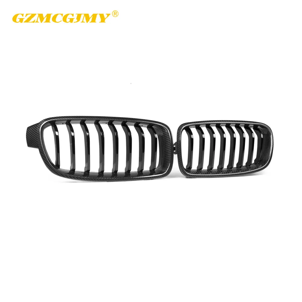 

12-18 High quality dry carbon fiber 3 series front grill single slat for BMW 3 series F30 F31 F35 car grills