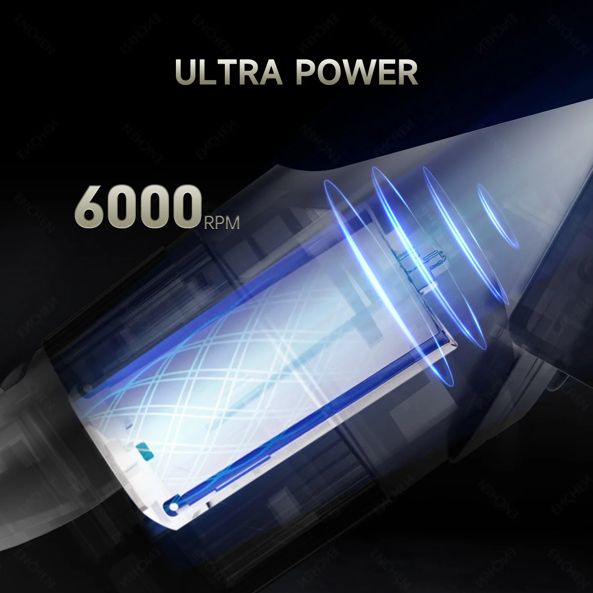 ماكينة تشذيب الشعر الاحترافية من ENCHEN Sharp X مع أمشاط محدودة من النوع C مقاس 3 إلى 12 مم