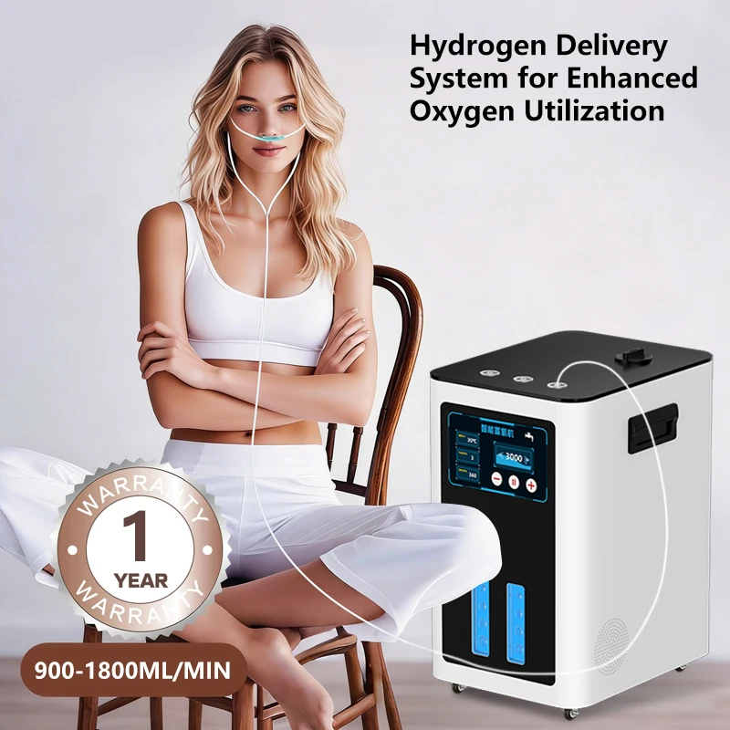 Dropshipping1800ml H2 Generator SPE PEM Electrolysis Brown Gas Inhaler Household Hydrogen Oxygen Inhalation Machine Hho Machine