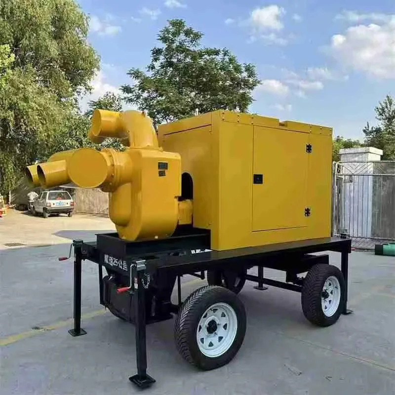

High-Head Diesel Engine Mobile Flood Control Pump Truck Multi-Functional Open Type with Large Flow Sewage Self-Priming Pump