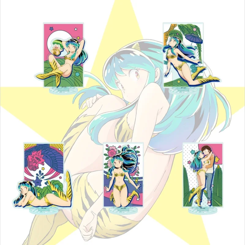 15CM Anime Figure Urusei Yatsura Lum Acrylic Stand Ornaments Keychain Gifts