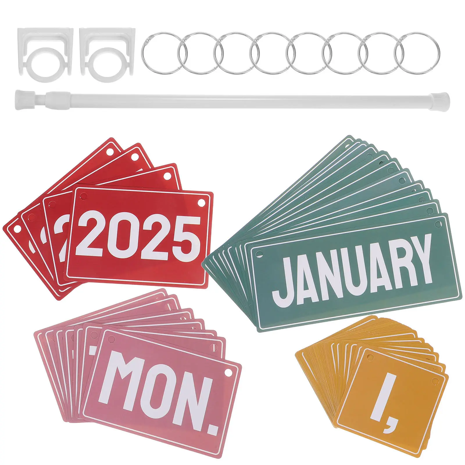 

Набор из 1-го комплекта: Настенный календарь-перевертыш для класса, доска объявлений, карточки с датами 2025-2028, образовательный декор для дошкольных учреждений и начальной школы, ежедневный календарь-перевертыш