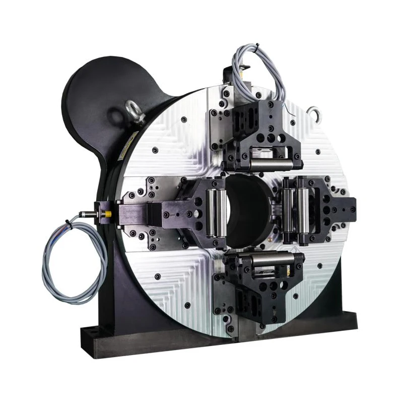 

chuck YR130 special chuck for cutting machine, which can clamp round, square, rectangular and oval tubes with low no