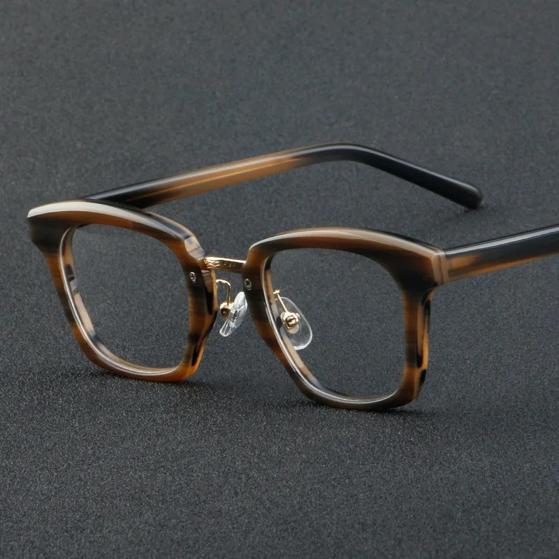 

Eyeglasses Acetate Square Retro Classic Reading Eyeglass Frames For Men Women Unique Optical Prescription Glasses Frame