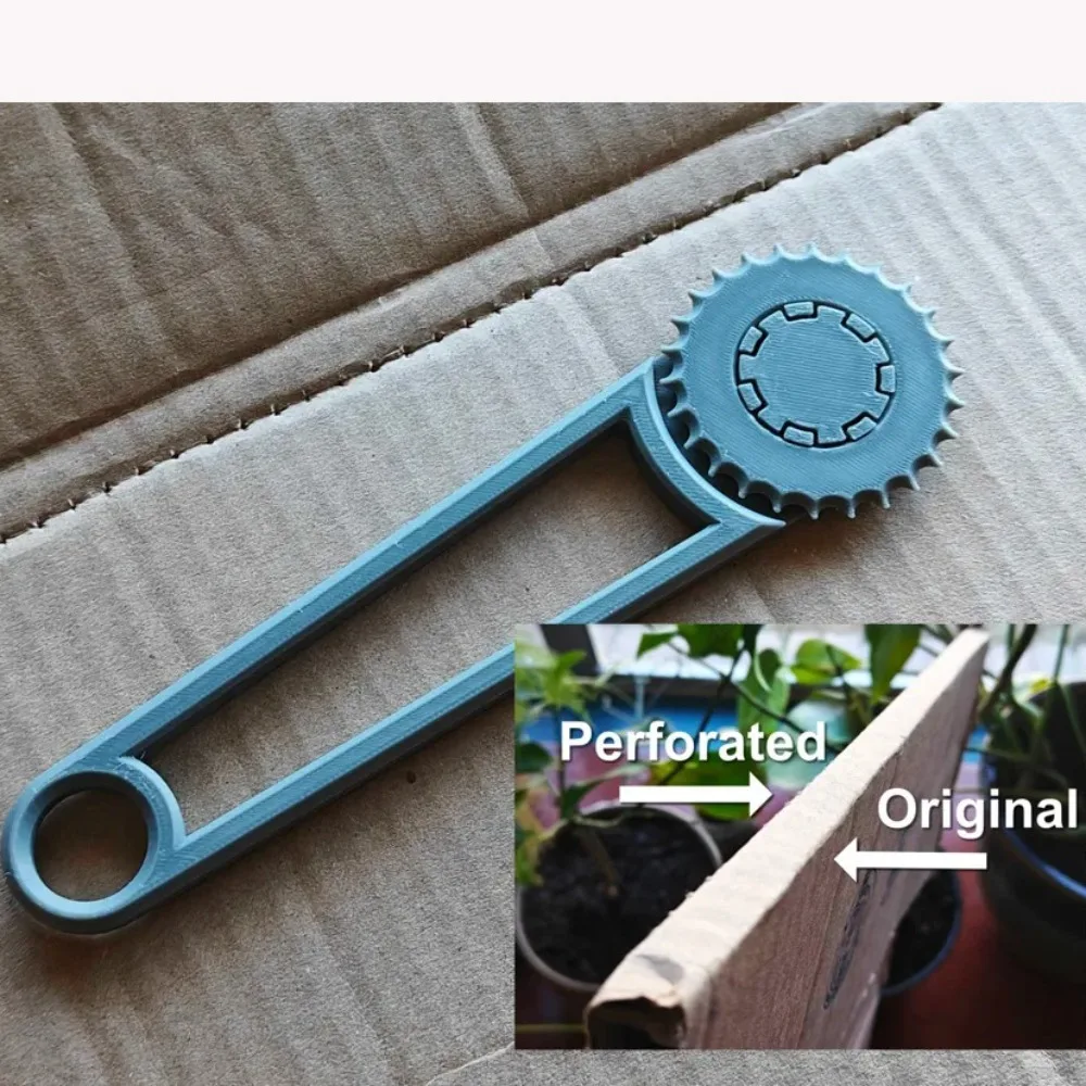 

New PLA Cardboard Box Punch DIY Practical Perforation Tool Reusable 3D Printed Hand Tool