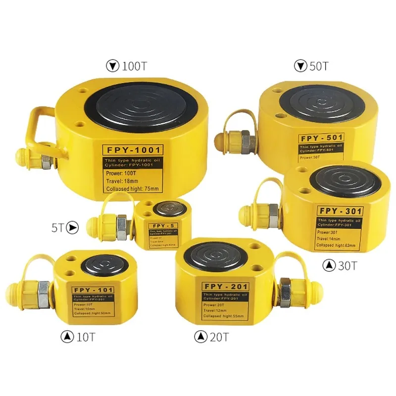 5T 10T 20t 30T Ultra-thin Portable Hydraulic Lifting Jack Separate Hydraulic Booster Hydrocylinder