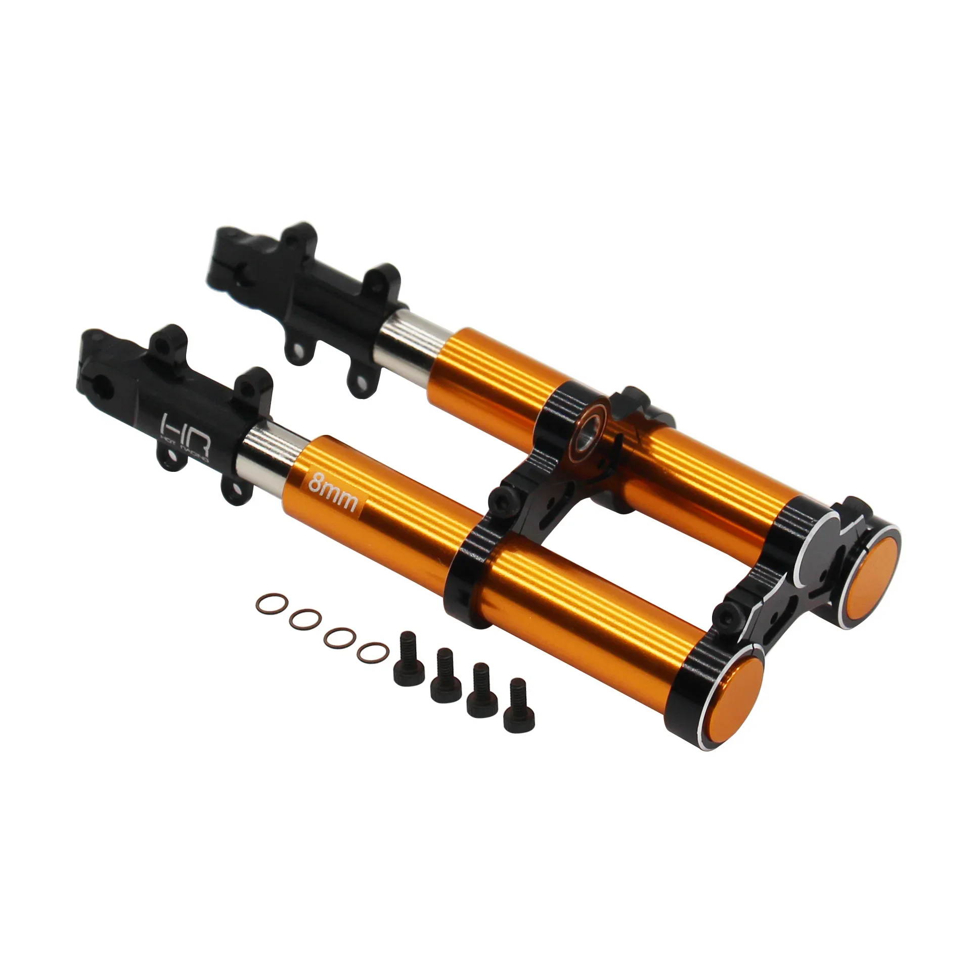 Metal diamond pattern Kyosho NSR500 Motorcycle Built in damping oil Shock Absorber pressure connecting bearing 8MM/10mm
