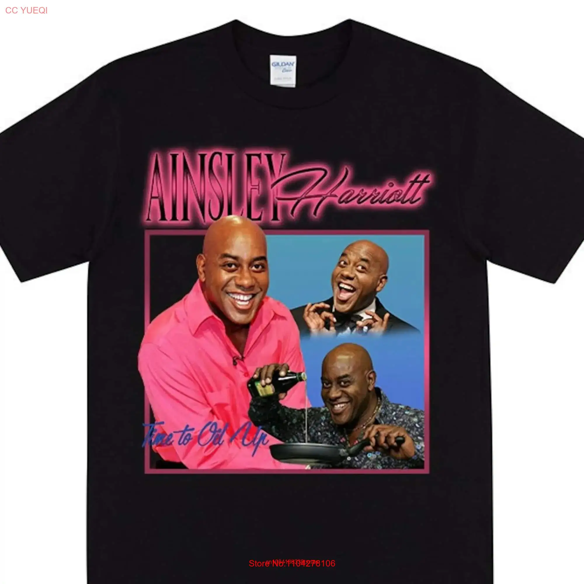 AINSLEY HARRIOTT Homage T Shirt Vintage 90s Funny Hen Party Inspired By Food For long or short sleeves