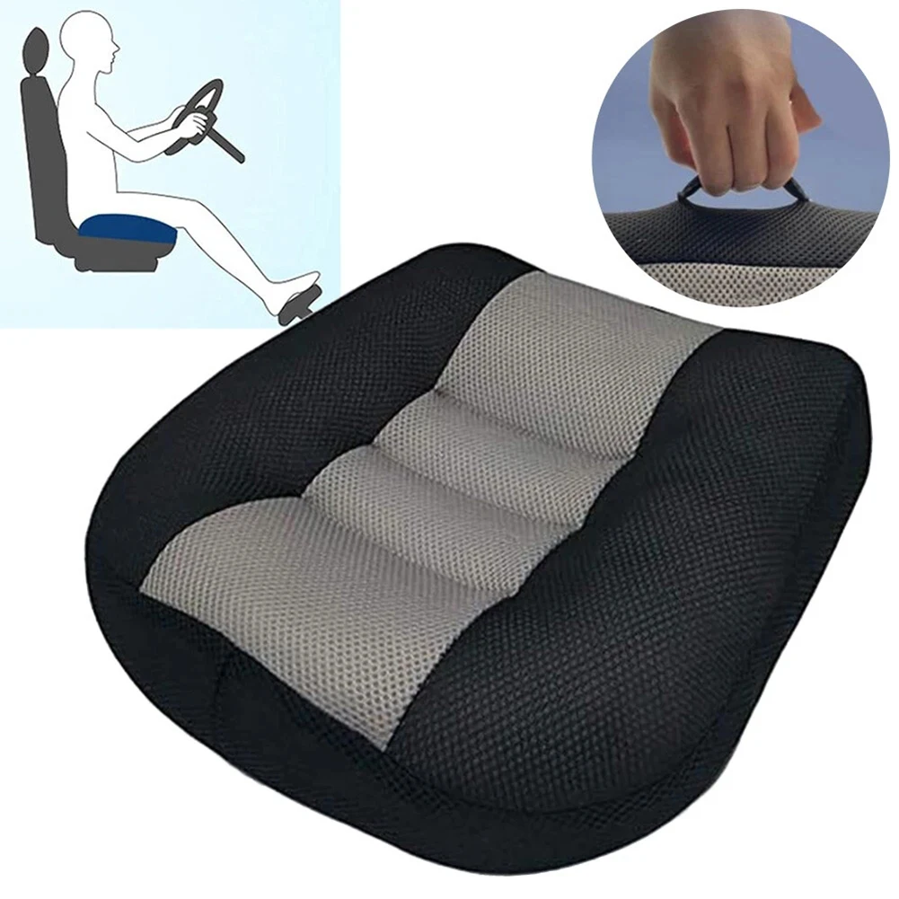 

Car Driving Seat Heightening Mat Expand Field Of View PP Cotton Breathable And Comfortable Booster Cushion