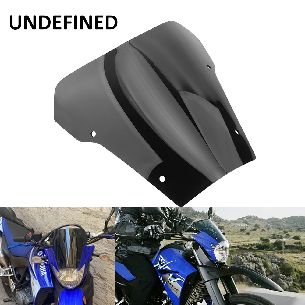 Motorcycle Windshield for Yamaha XT660 XT660R 2004-2016 XT 660 Front Wind Deflectors Odometer Viser Visor Windscreen Smoke