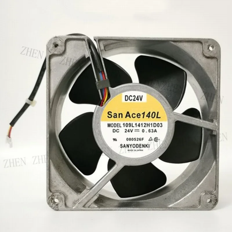 

Y 1PC New 109L1412H1D03 For SANYO San Ace140L 24V 0.63A cooling fan # QW.