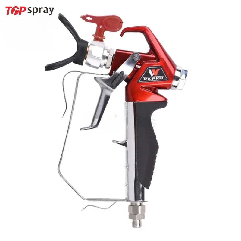 Topspray RX-Pro Red Series High Pressure Airless Paint Spray Gun 538020 with 517 Tip and Guard Titan 0538020